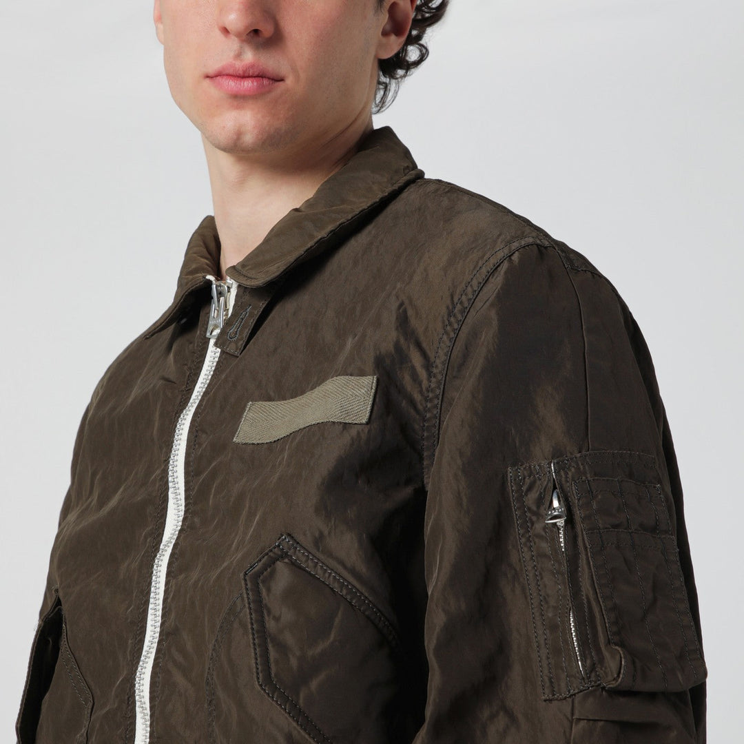 Sacai Coats & Jackets - Verde | 7b4ee15b4097e7b4c2057ff6dffa903e56f02d89