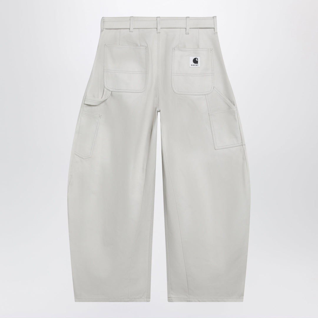 Sacai X Carhartt Wip Pantaloni - Bianco | bf5d5ee372f11ca67fe9b5b58221a912b0339a7c