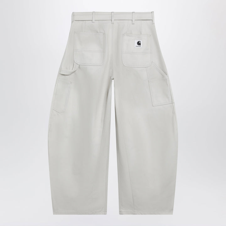 Sacai X Carhartt Wip Pantaloni - Bianco | bf5d5ee372f11ca67fe9b5b58221a912b0339a7c