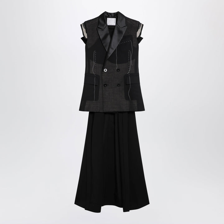 Sacai Vests - Nero | b95e5105e2b23696b5e1be80c22ab438fd89c59f