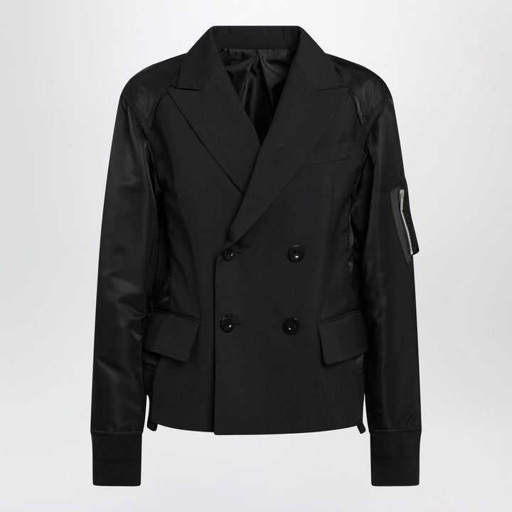 Sacai Coats & Jackets - Nero | d0ee0ccbbe98f44093275e27e289fd40c6b1d61b