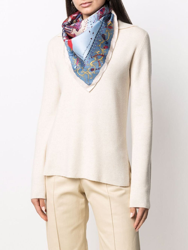 Ferragamo Foulards - Blu | e5305b99f5746d71f0c5d4589c3000649b57d81c