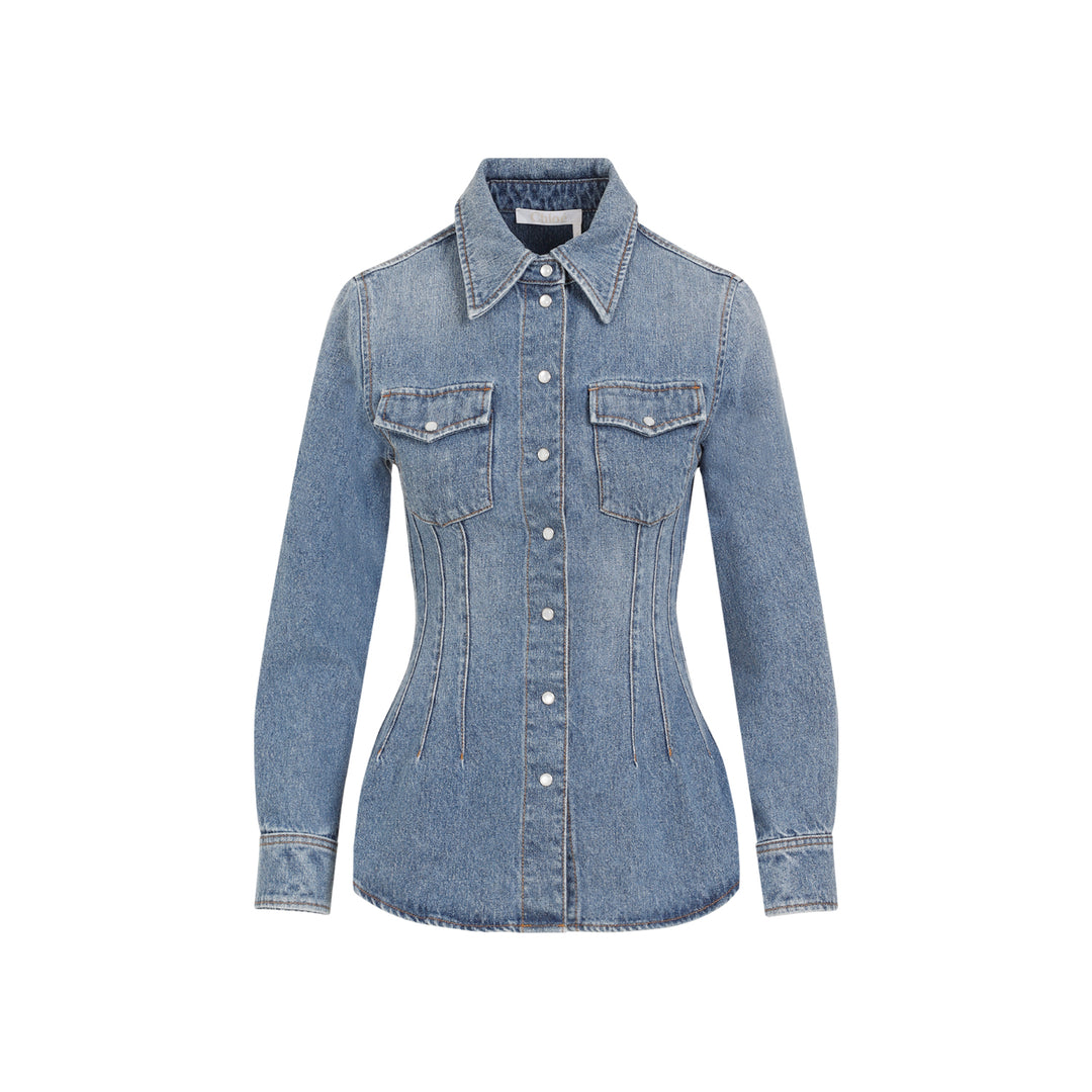 Chloe Denim&leather - Blu | 6ff03acc9fde214861156d1156f0e6961a2f7fce