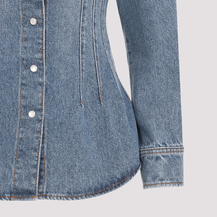 Chloe Denim&leather - Blu | e5dd6e99f0cc365cfcca521f901c72a99052fb1a