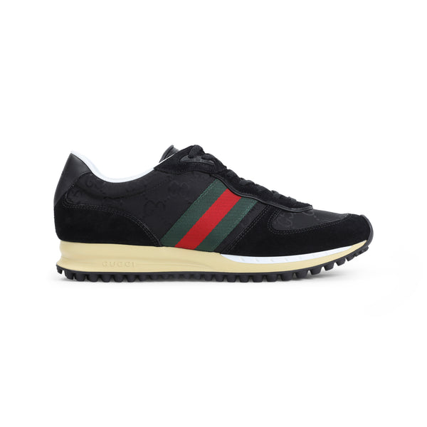 Black Nora Calf Leather Sneakers