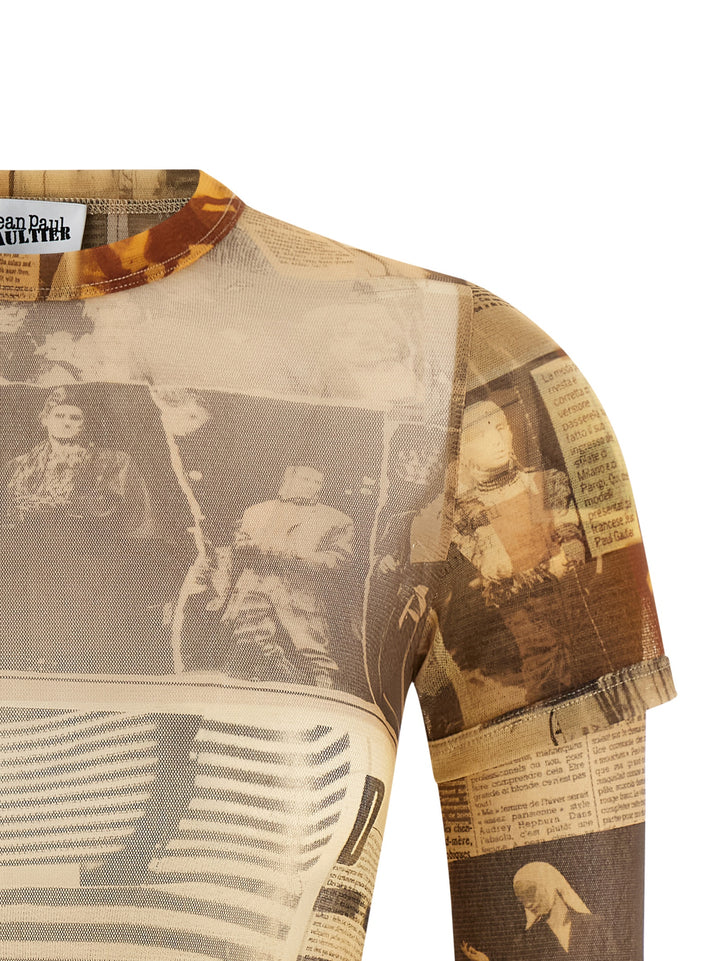 Jean Paul Gaultier The Journal Double Baby T shirt - Multicolor | aed1bed41c6ca308155a7f5cbc3af55fe869e12f