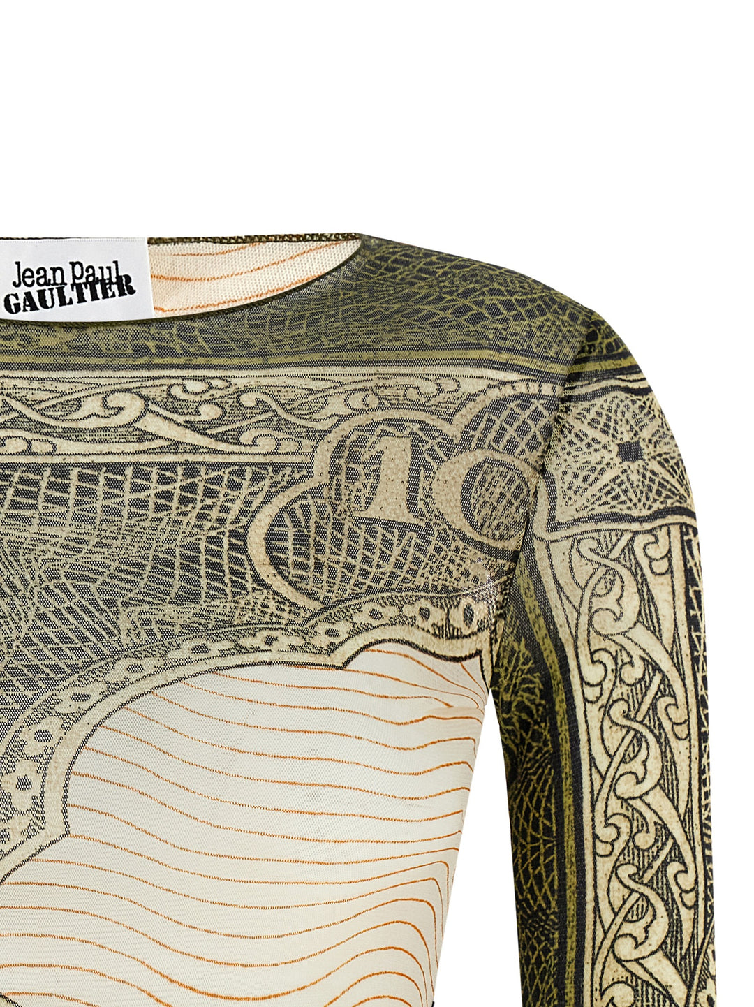 Jean Paul Gaultier Re-Edition - The Green Cartouche Top - Multicolor | 1e4789af26d583c9fc60201057085ed07f57b635