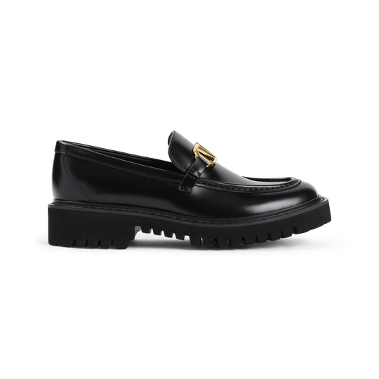 Black Leather Loafers