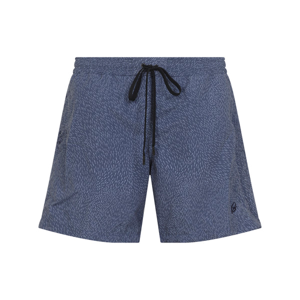 Blue 17cm Polyester Swim Shorts