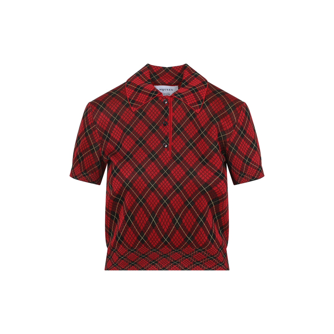 Alexander Mcqueen Polo - Rosso | fc6767c4cf34704b060f5207f495aadedd7d3973