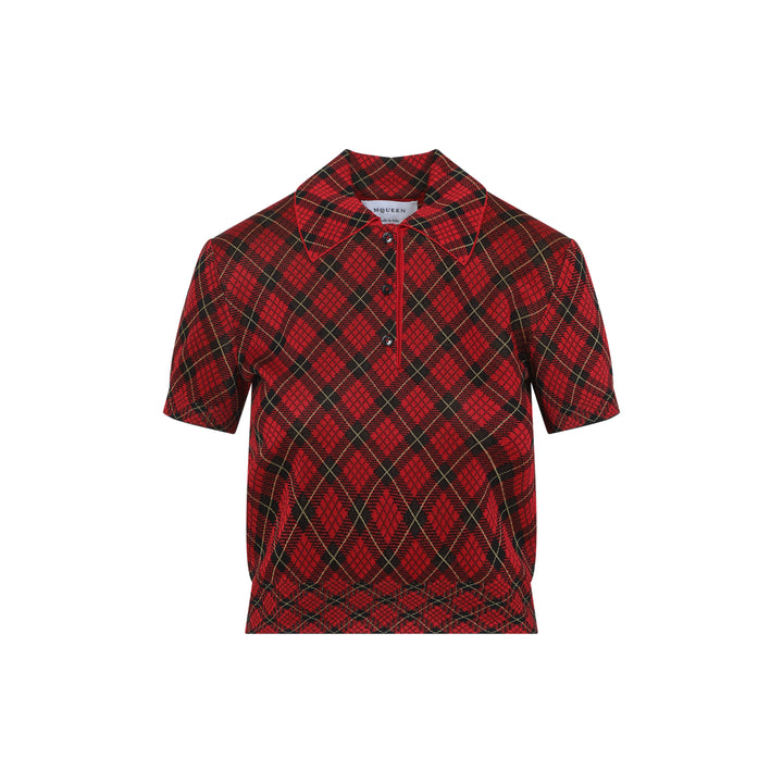 Alexander Mcqueen Polo - Rosso | fc6767c4cf34704b060f5207f495aadedd7d3973