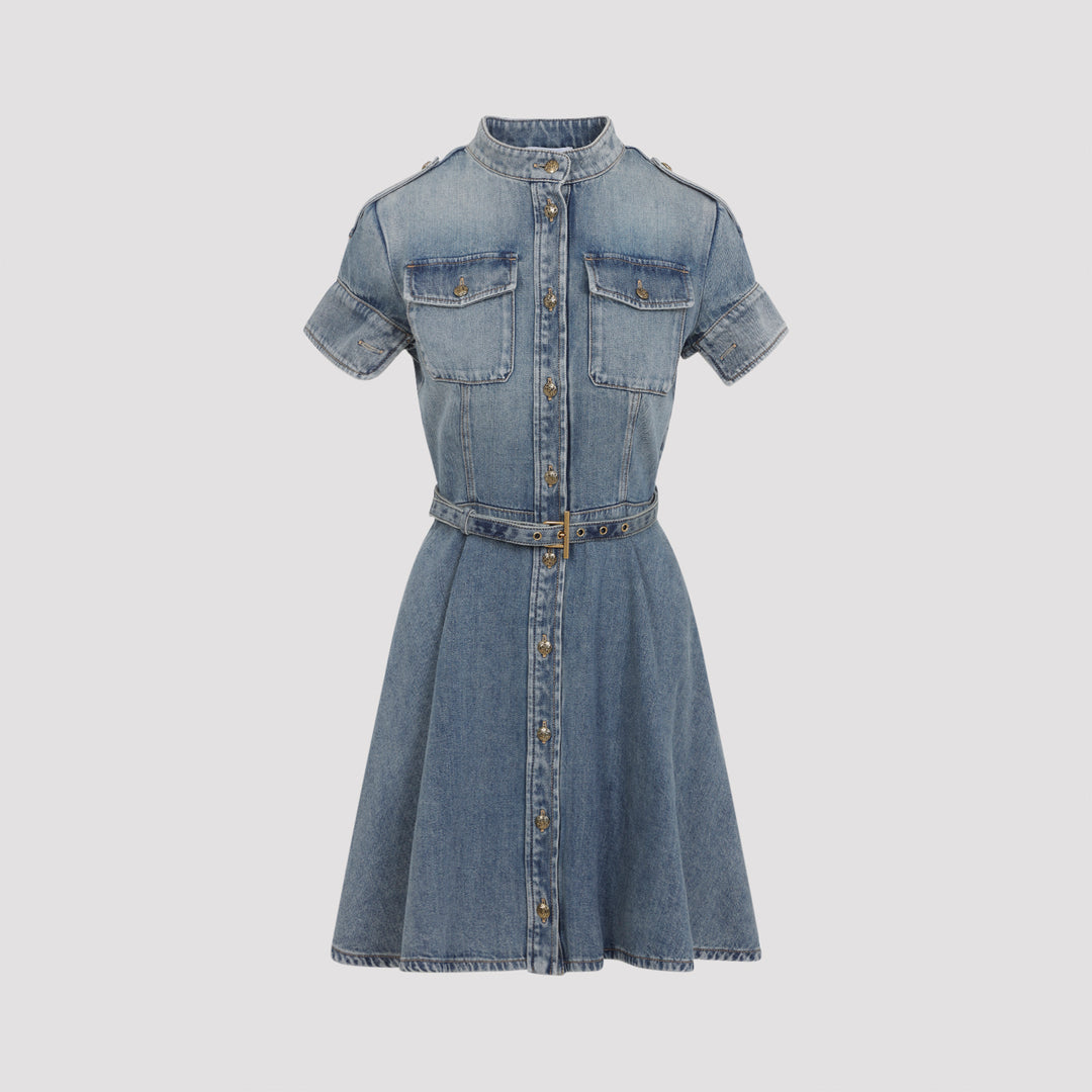 Alexander Mcqueen Mini dresses - Blu | 80a14e798b1252ede606fbb74305d16a36be87d3