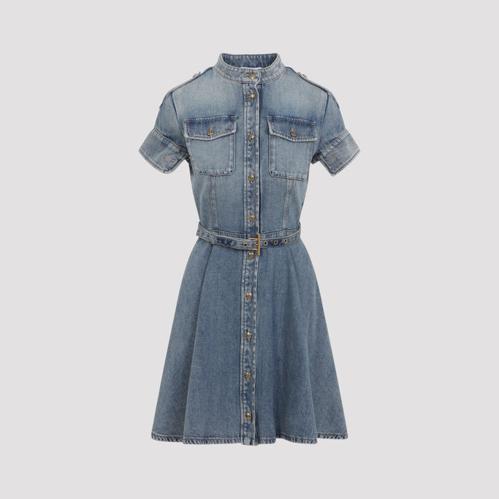 Alexander Mcqueen Mini dresses - Blu | 80a14e798b1252ede606fbb74305d16a36be87d3