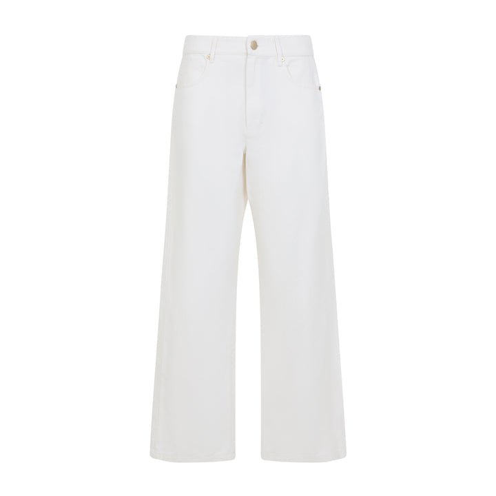 Max Mara`S Regular & straight leg - Bianco | 0642701f27672a041f45b54e138fa3907c92d801