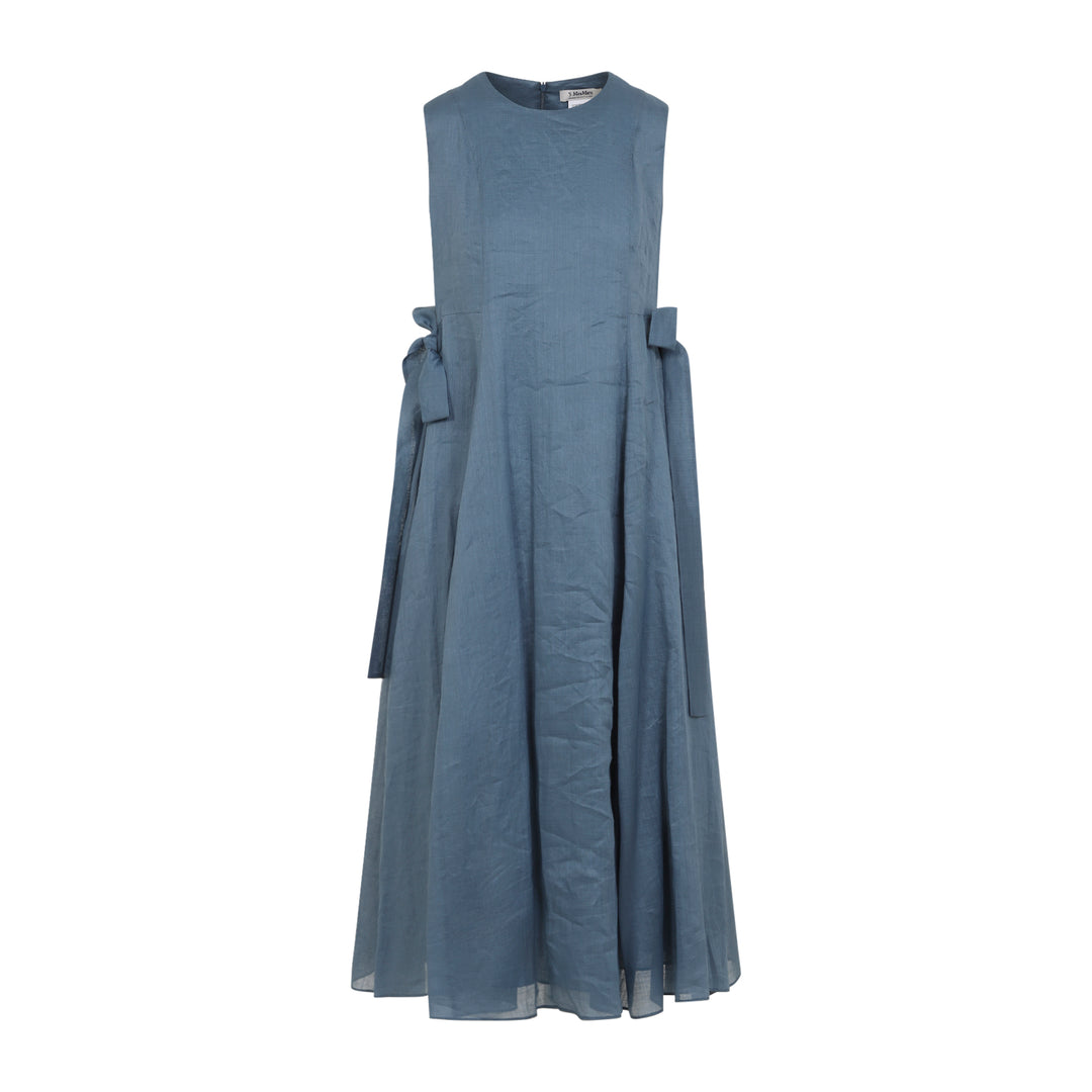 Max Mara`S Long dresses - Blu | ef5cd201cf83b9a3160b68a3abea96cbac8d1f56