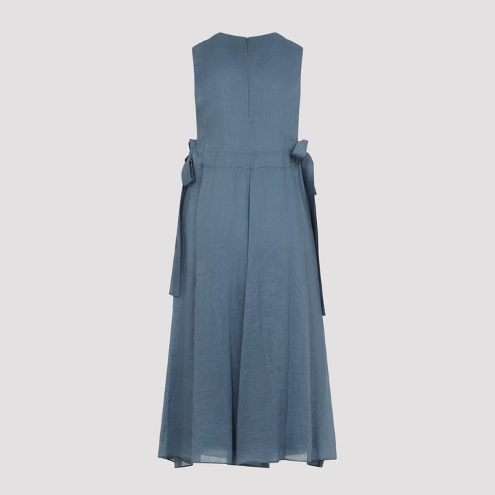 Max Mara`S Long dresses - Blu | 58a444bb30a406150f5d7c83c99d7343f0757529