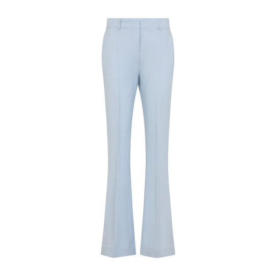 Light Blue Fragola Viscose Pants