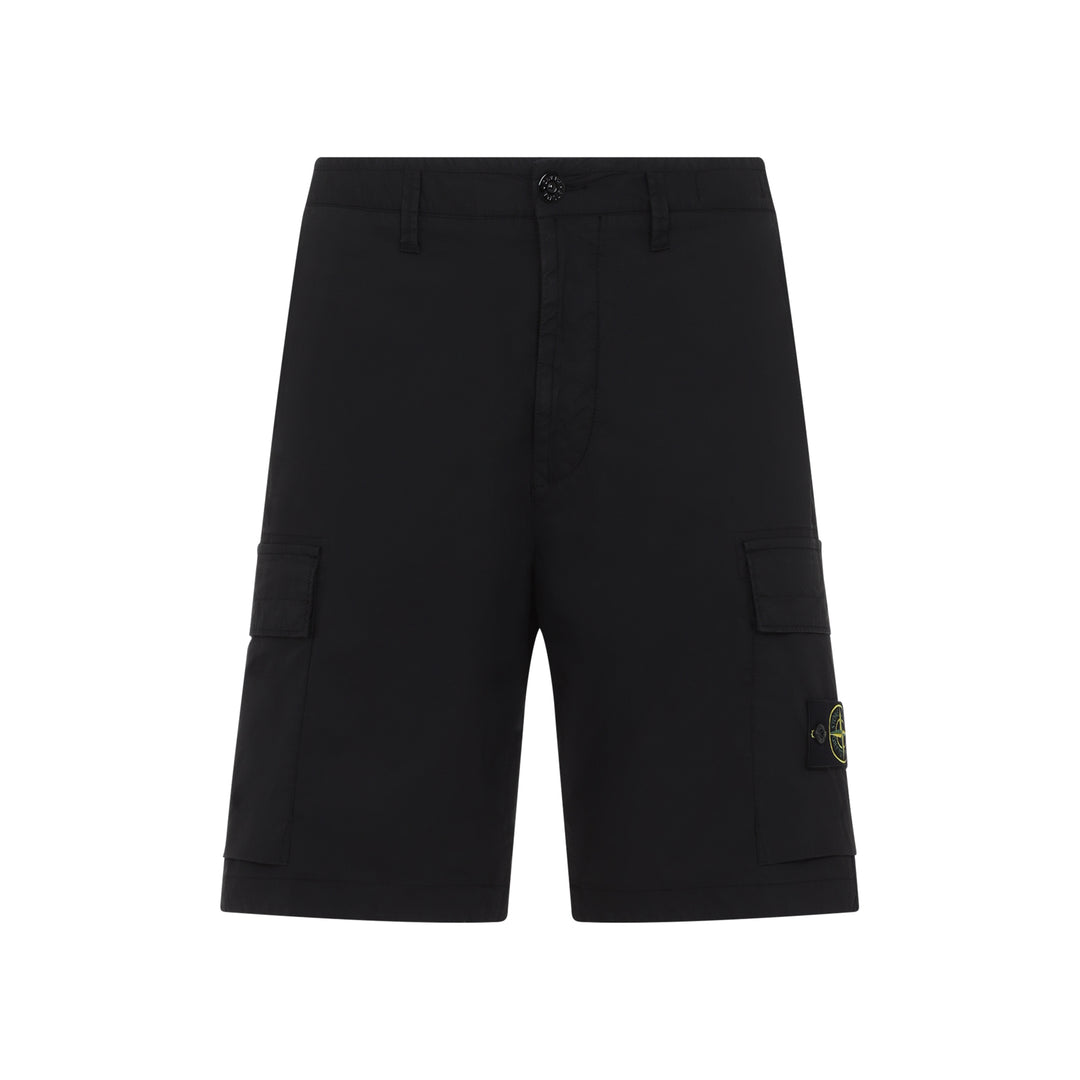 Stone Island Shorts - Nero | 9287832cd6b19f409f28771ae3716b1a105694c2