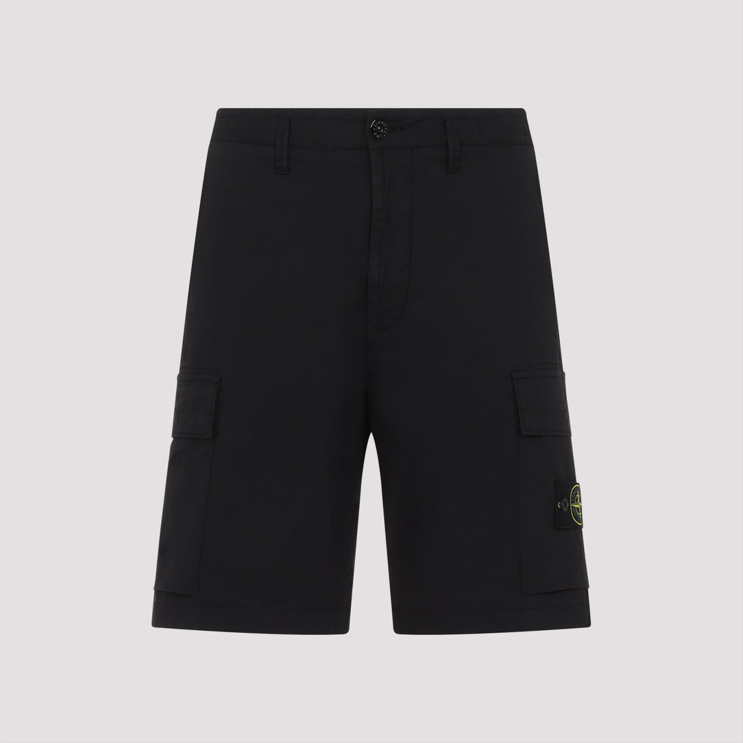 Stone Island Shorts - Nero | 3fecae445cb6bdbba7cbb8850c091adfba9d5b51