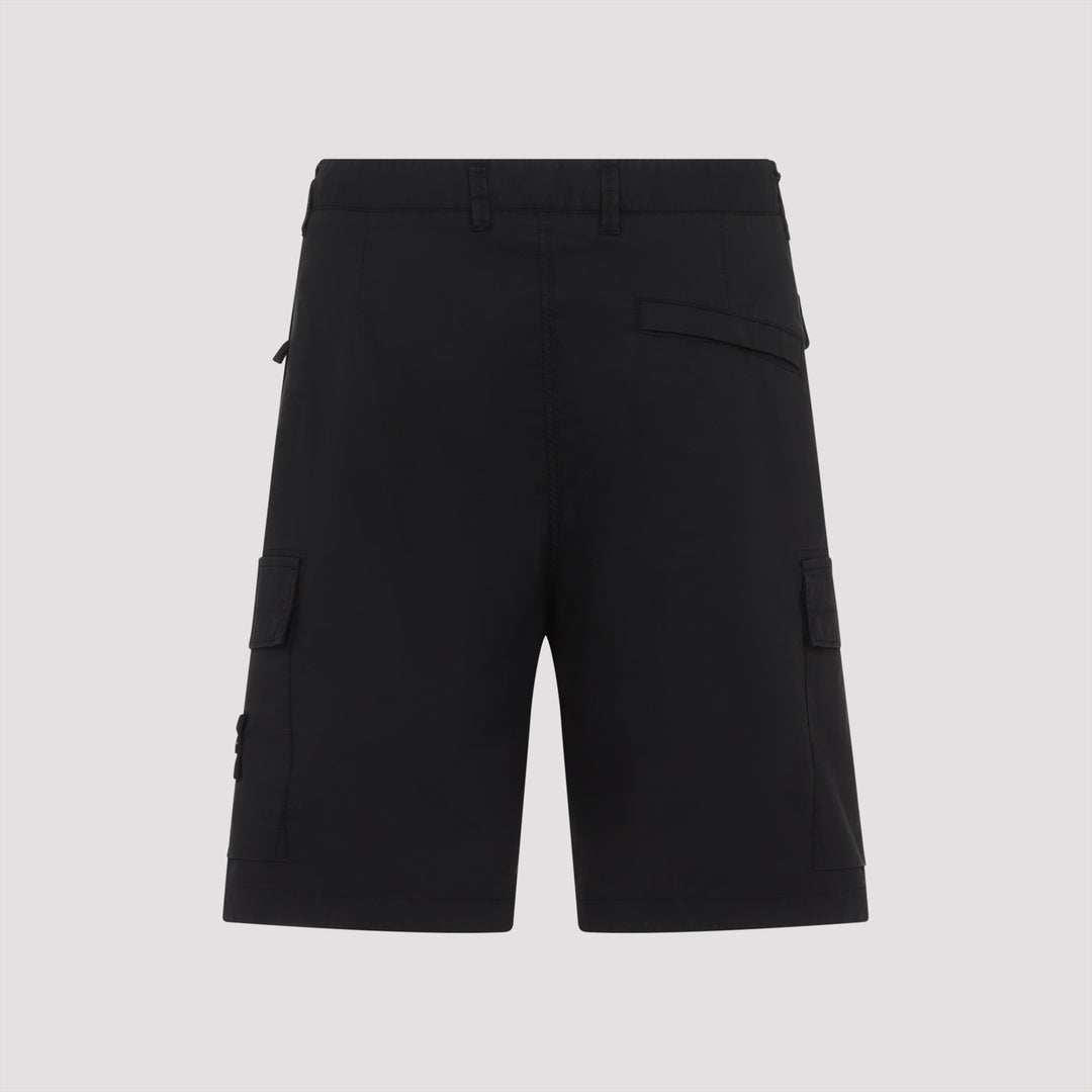 Stone Island Shorts - Nero | 07eb2eb52cb366cfd82df497239f94075ec37a8b