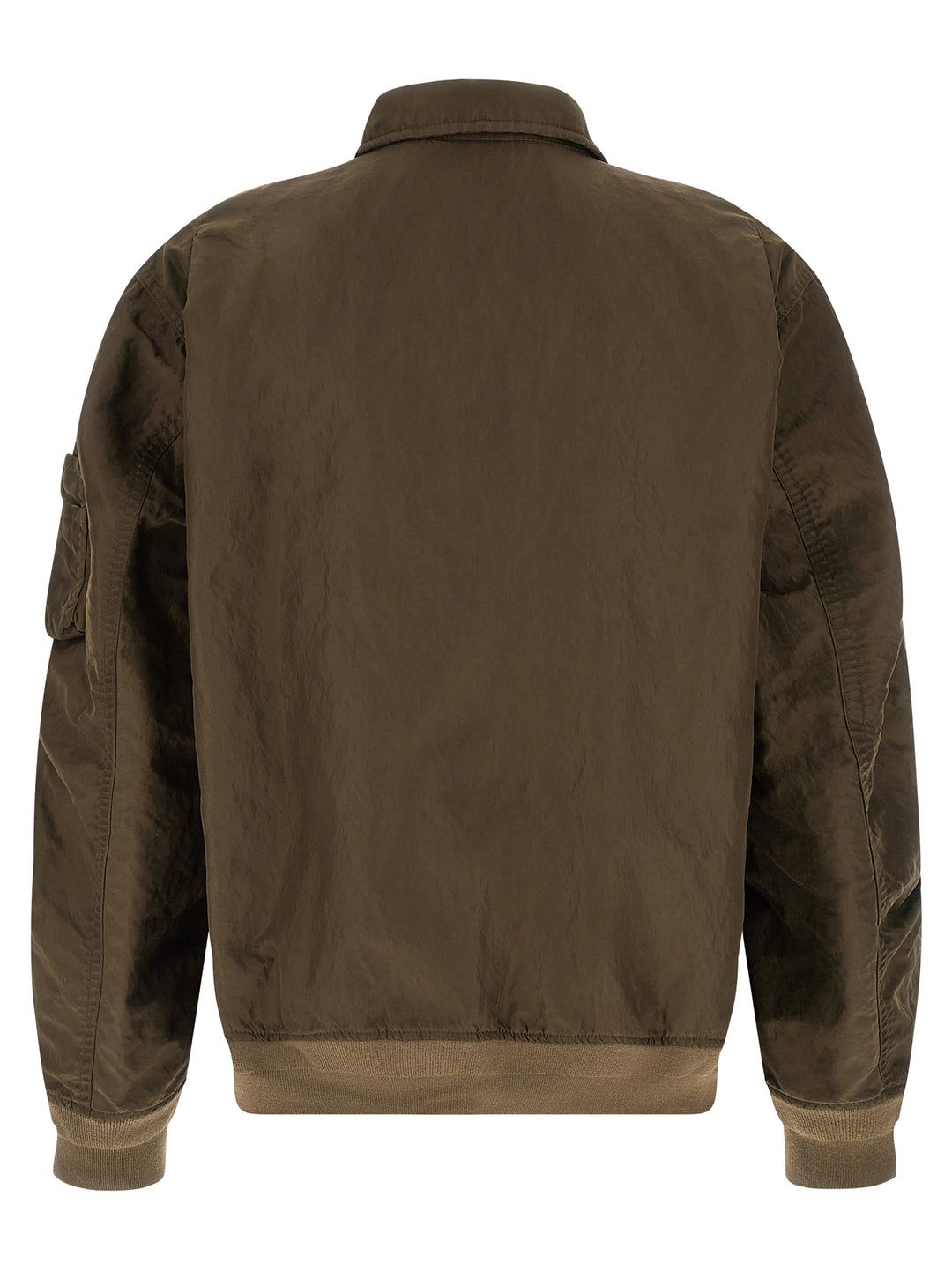Sacai Crumpled Nylon Jacket Puffer Jackets - Verde | 26a34debb8f2f808b84d0f9328dc2852b02cc75d