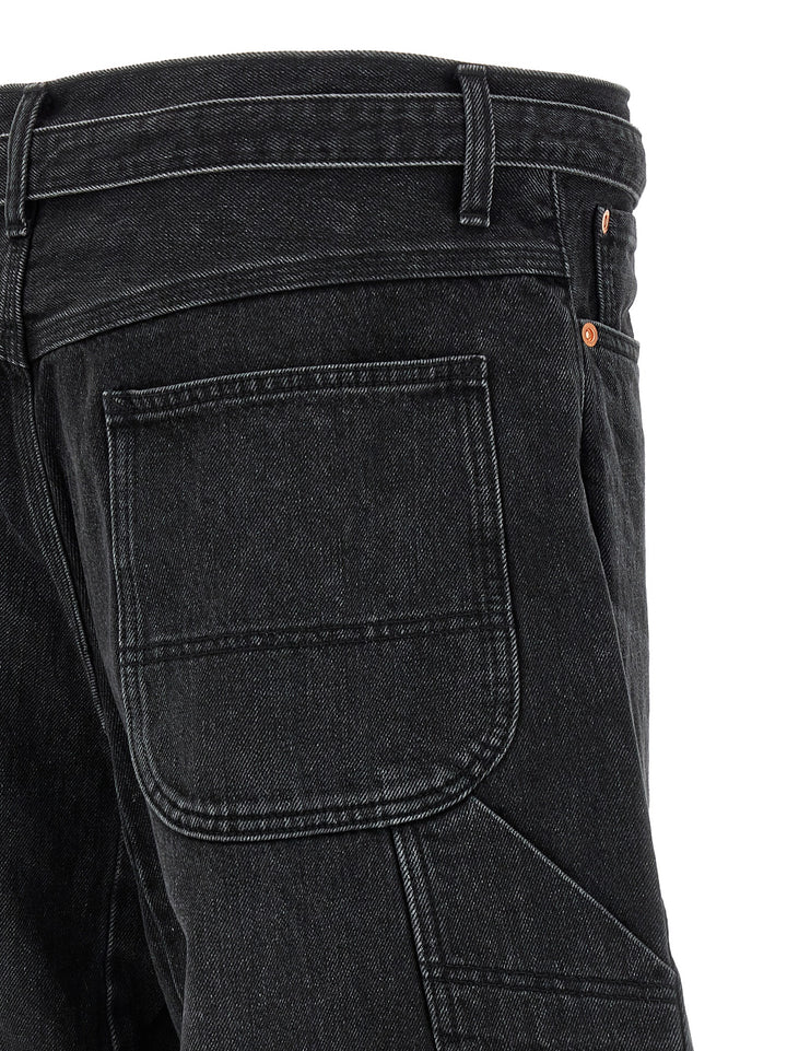 Sacai Extra Leg Jeans - Nero | 10564c84507690c457065bb5ce60966f9e5b28b1