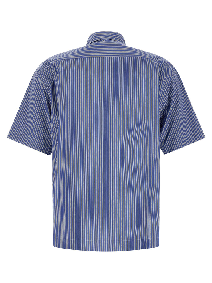 Sacai Striped Shirt Camicie - Celeste | af9c5fcb92454ee53dc23a558914173776413444