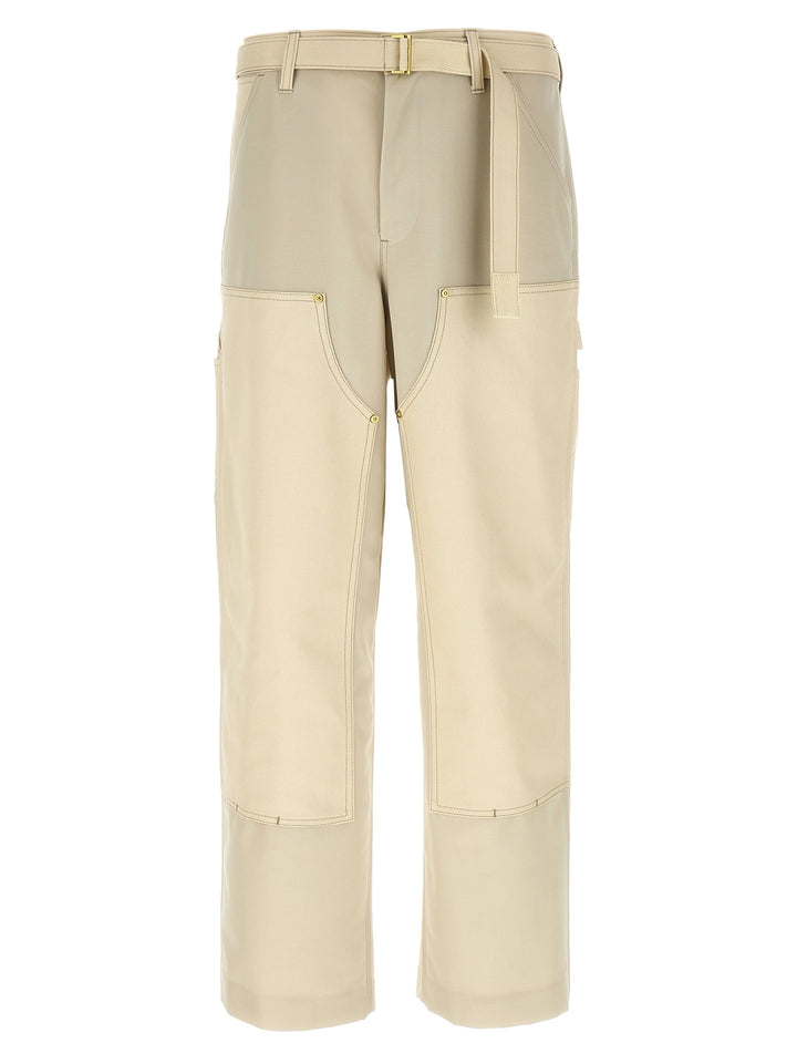 Sacai Duck Pantaloni - Beige | c520812890255bf59b2997d3548ebe5215e9d5ae