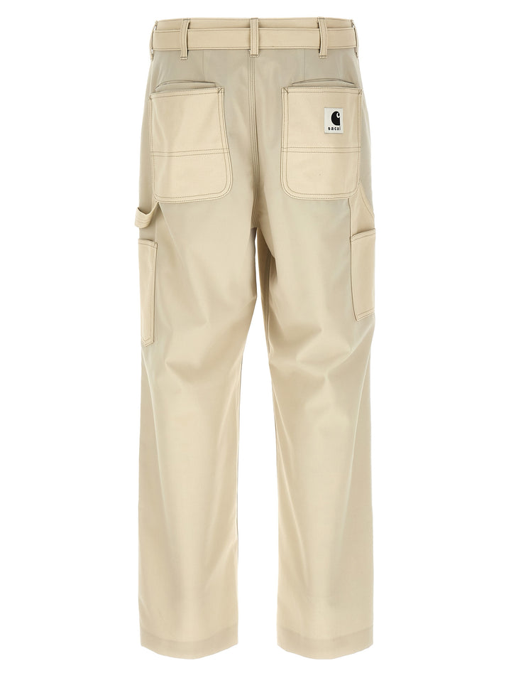 Sacai Duck Pantaloni - Beige | 3b0547b4664430215275809f1b5ee18c8a5b19ef