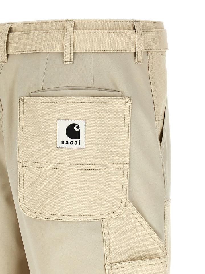 Sacai Duck Pantaloni - Beige | 7ab221d780c51dbde18bf1989818471b2879781b