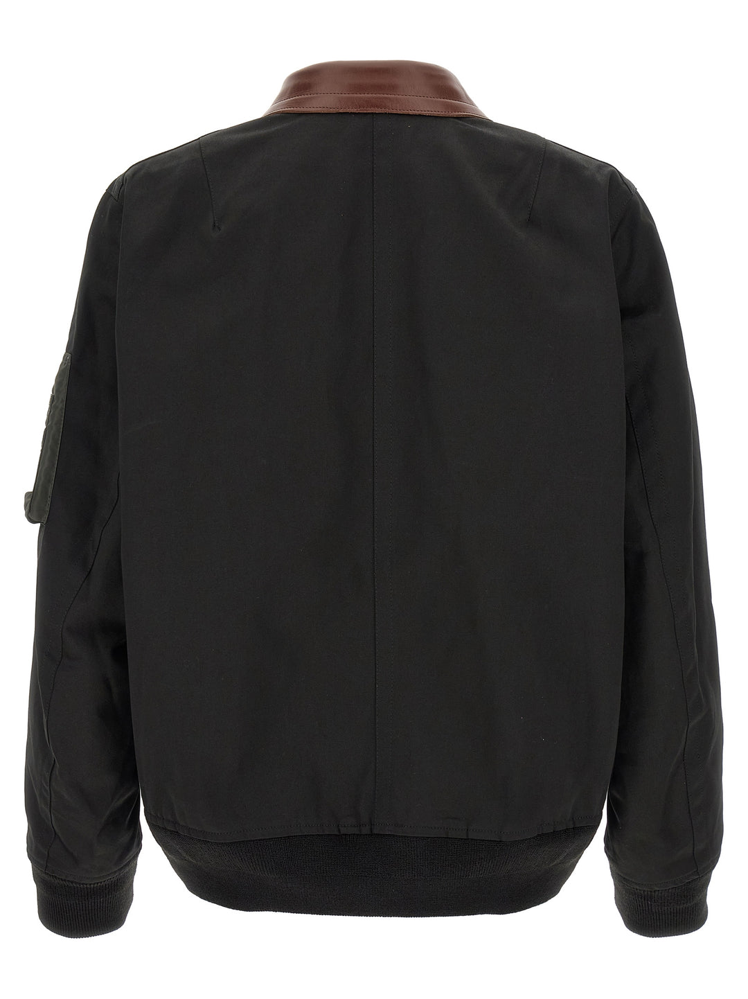 Sacai Cotton Blouson Jacket Puffer Jackets - Nero | d8d9f99c1225694e93e6026a448b16f10a3c7e18