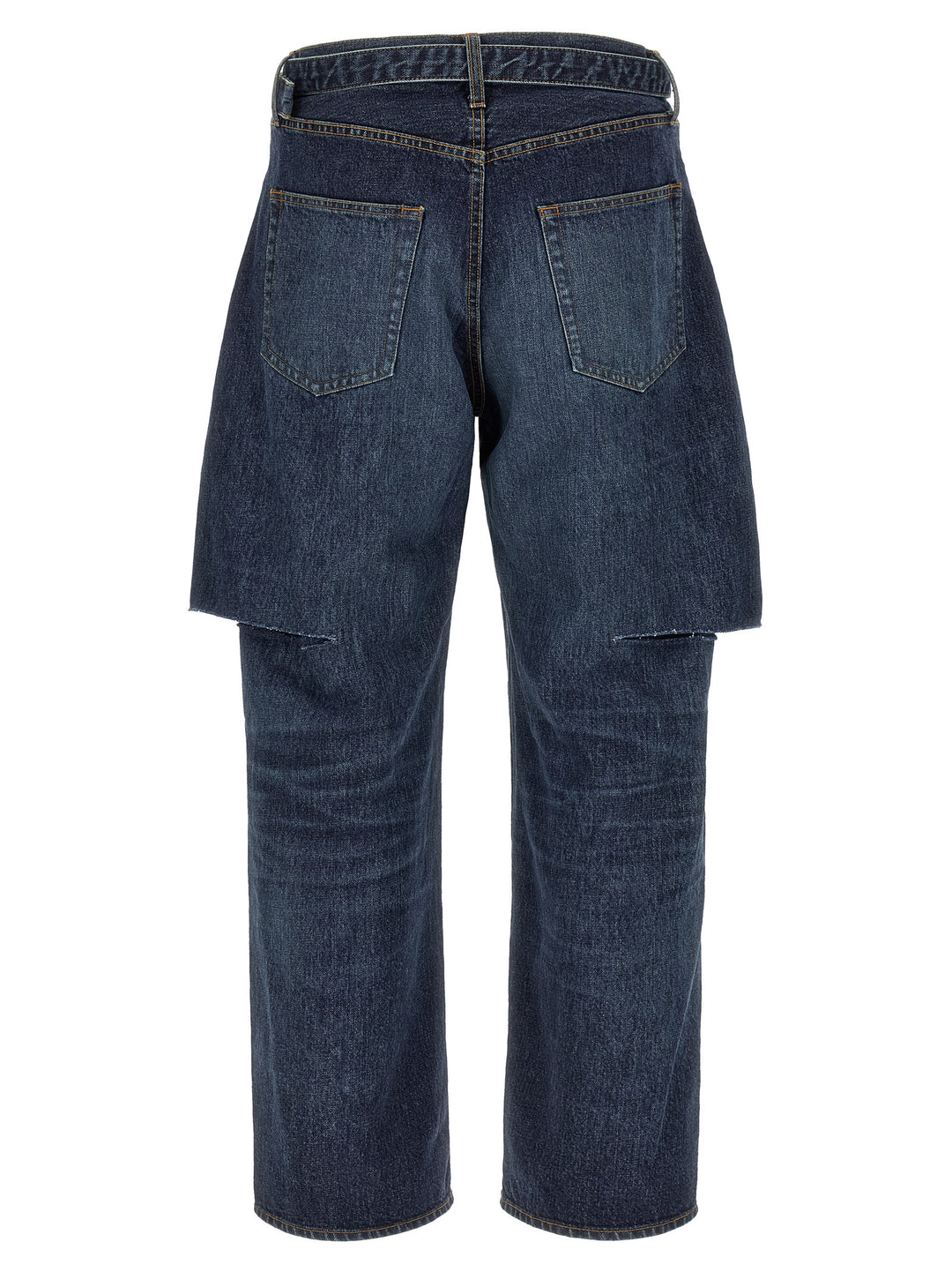 Sacai Cut-Out Jeans - Blu | cd90e2fe34c4322c38531d709d5bda1f95bc3829