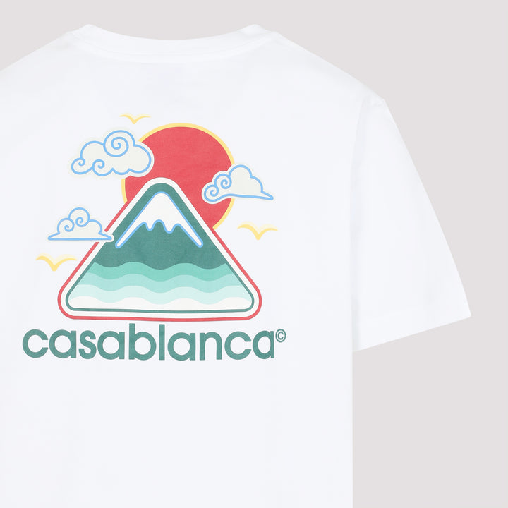 Casablanca T-shirts - Bianco | 2d5ebe4fd59eecb93390310a76402eb7bb9734c9
