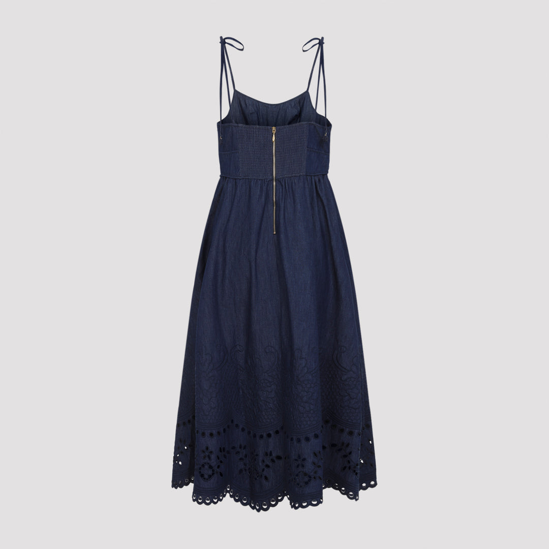 Zimmermann Midi dresses - Blu | 723e5cca457e2794acd080ca11bdfd0bf8e00cfa