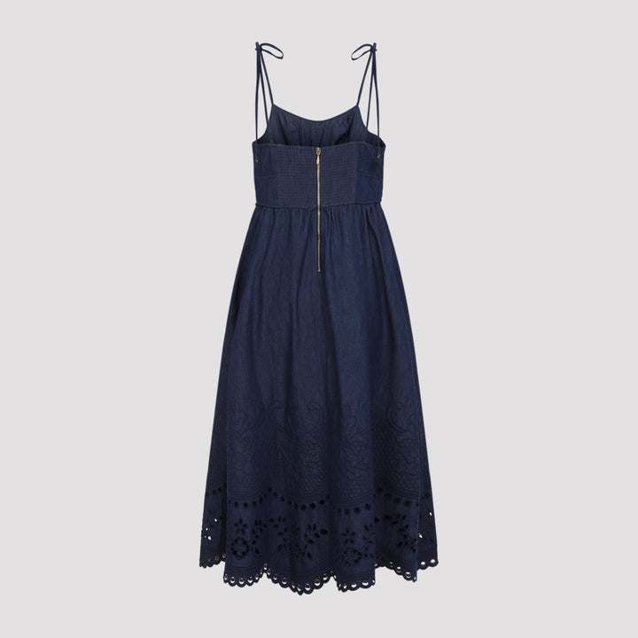 Zimmermann Midi dresses - Blu | 723e5cca457e2794acd080ca11bdfd0bf8e00cfa