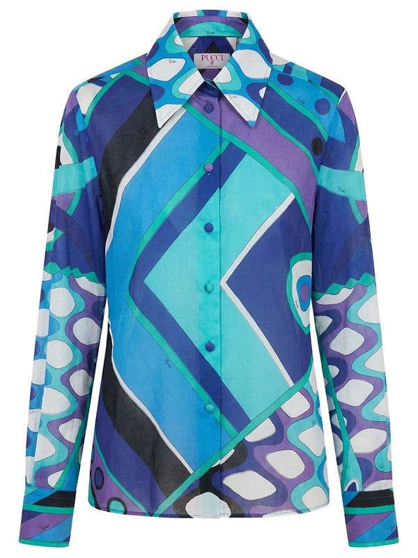 Camicia In Cotone Stampa Vivara