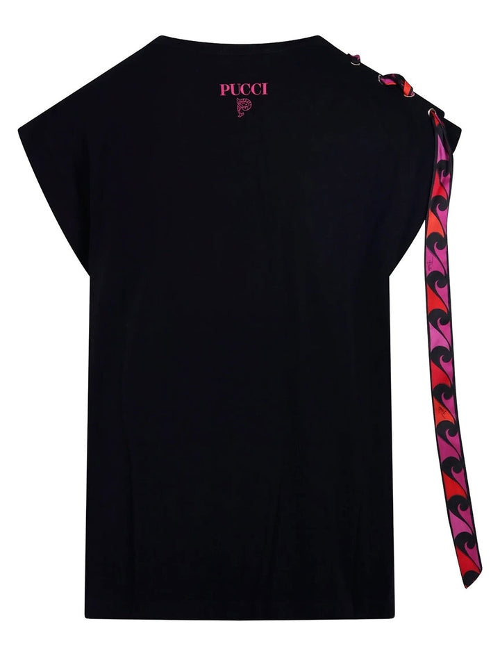 Pucci T-shirts - Nero | 92ee69ad40e9e265888420f2b5b6156242dcd6ae