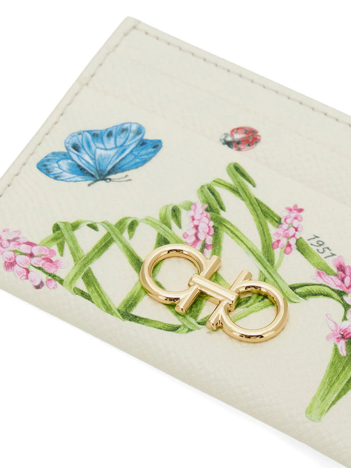 Ferragamo Credit card cases - Bianco | 5d614cd28bab25241eda41dd8d2f141a7cc5ae4f