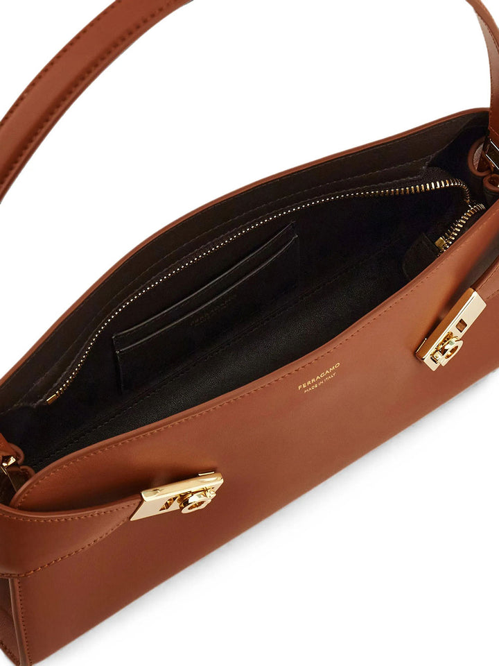 Ferragamo Borse a Spalla e Tracolla - Marrone | ab14098f7628efe2d6bf169f7abe3fc829e251aa