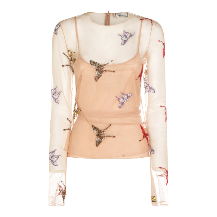 Blumarine Top - CAMEL/MULTI | f4e5db5a509101769a4c223565bfcabf9a06d34a