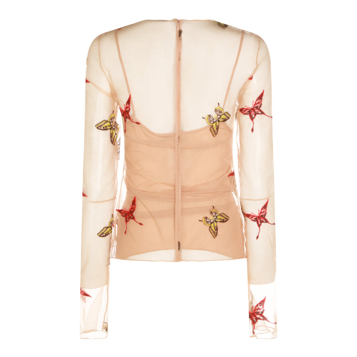 Blumarine Top - CAMEL/MULTI | 4d4b163263a19a2f9e2776a19058f121c62b327d