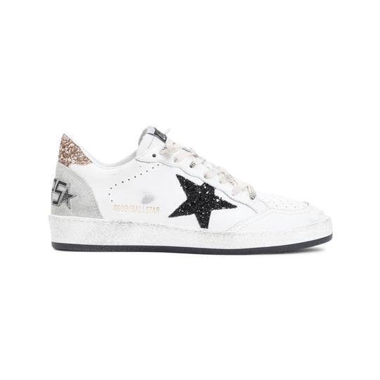 White Cow Leather Ballstar Sneakers