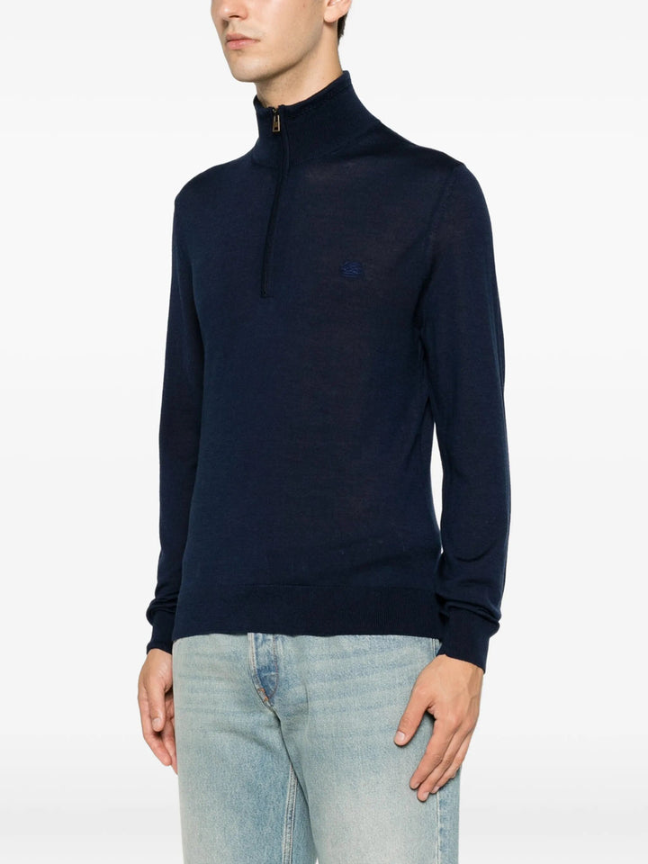 Etro MAGLIA - Blu | e46ecaa09906dc3f9e30b924362cfa9d52c3da89