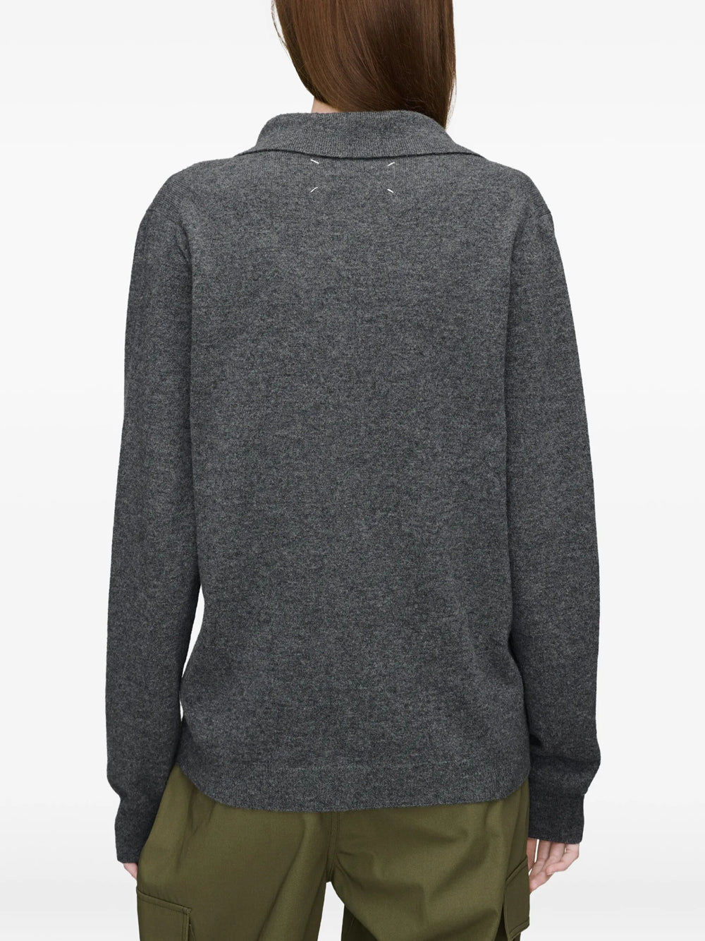 Maison Martin Margiela Polo neck - Grey | 1de1994f4e134a641baabfbbbbfa9f8cb156ba95