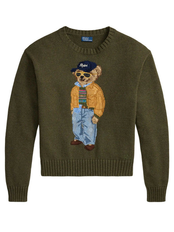 Maglione Polo Bear In Cotone