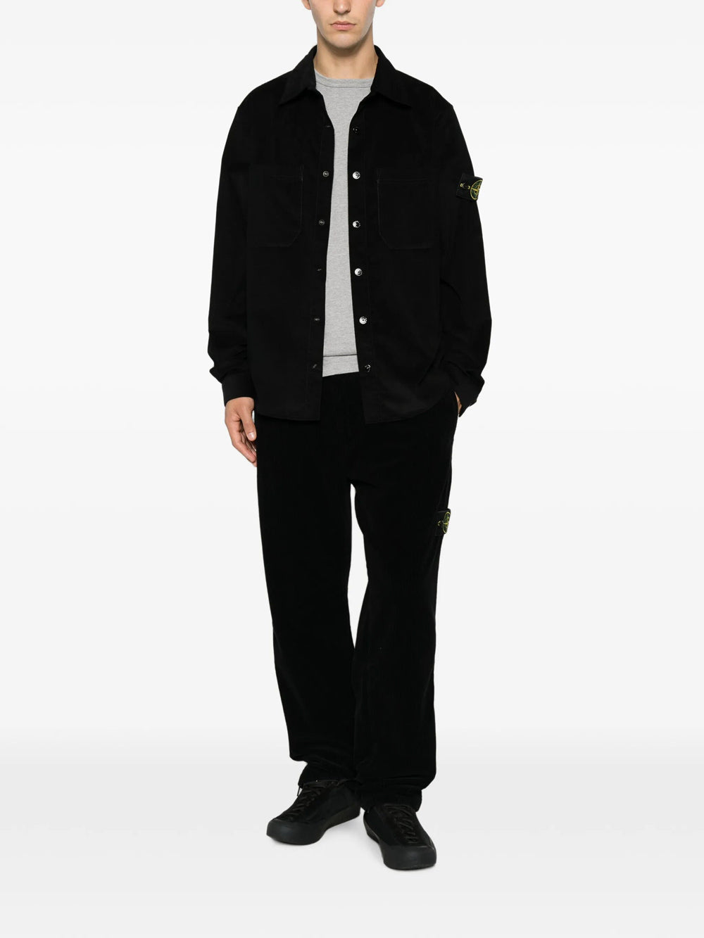 Stone Island Shirt jackets - Nero | 11b39716e40f9fd518f0412babd9d46e61e70d9d