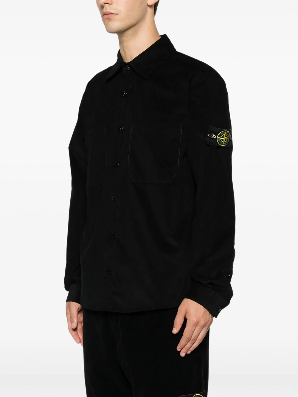 Stone Island Shirt jackets - Nero | 8bcf61ee75ef2b03881edc90fe0cd1ea478a1c1b