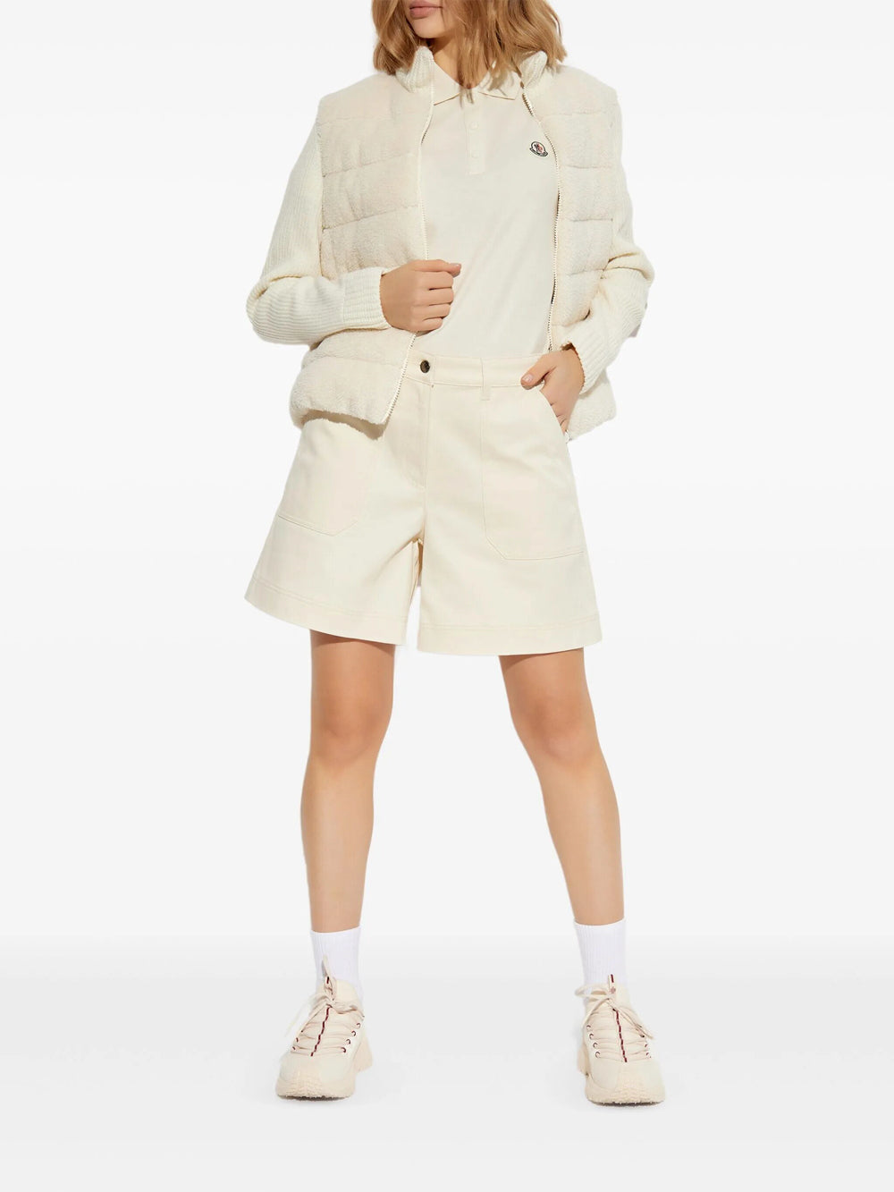 Moncler Polo - Nude & Neutrals | bae6d542f6135c0c6c5ee95b47088cd1f345642e