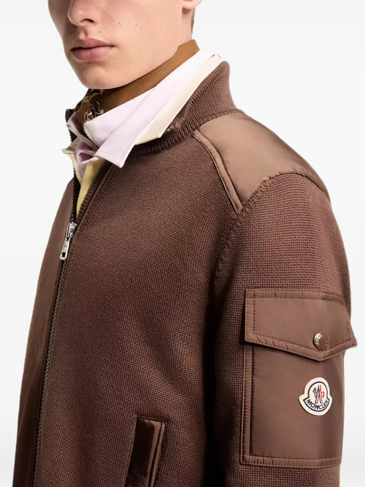 Moncler Cardigan - Marrone | e7a20401d95d636726eb7e07c75e694eaacd3411