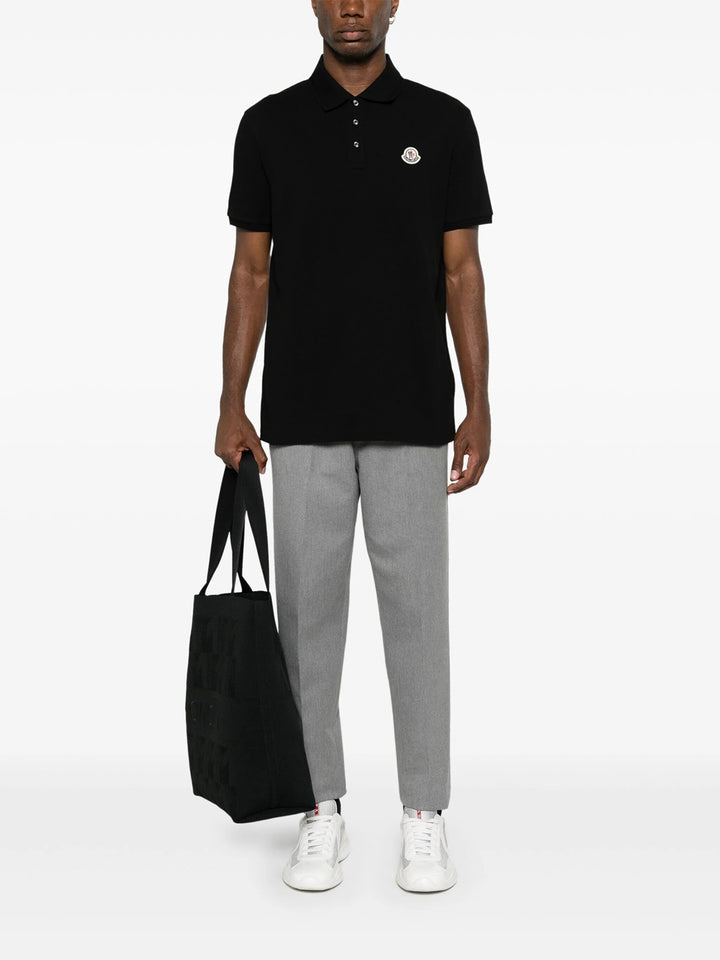 Moncler Polo - Nero | 597099c63d4153a19a617644bced914639c90adf